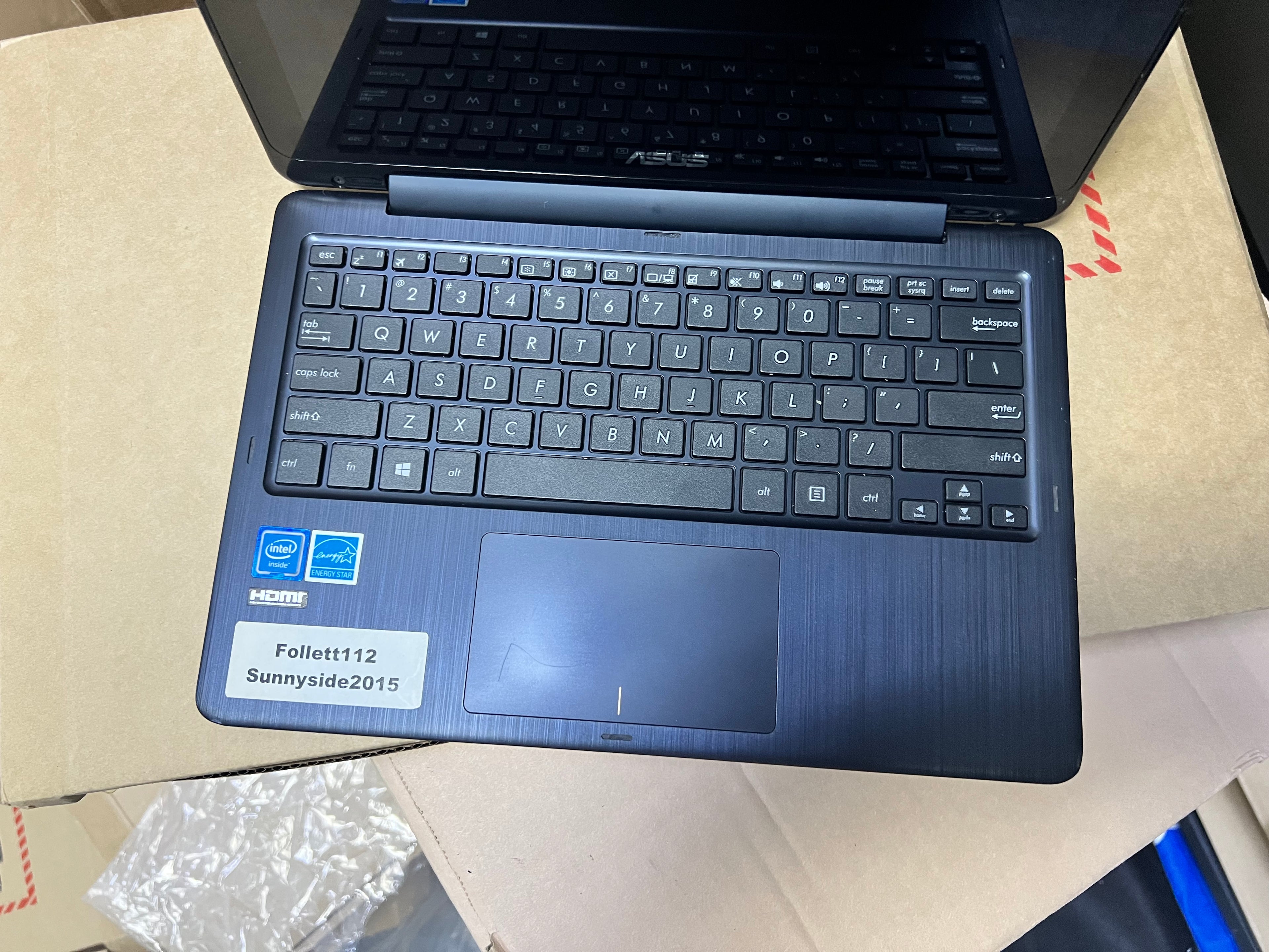 ASUS Mini X360 Flip Touch Laptop – Slim Design, Pentium Processor, 4GB RAM, 64GB Storage