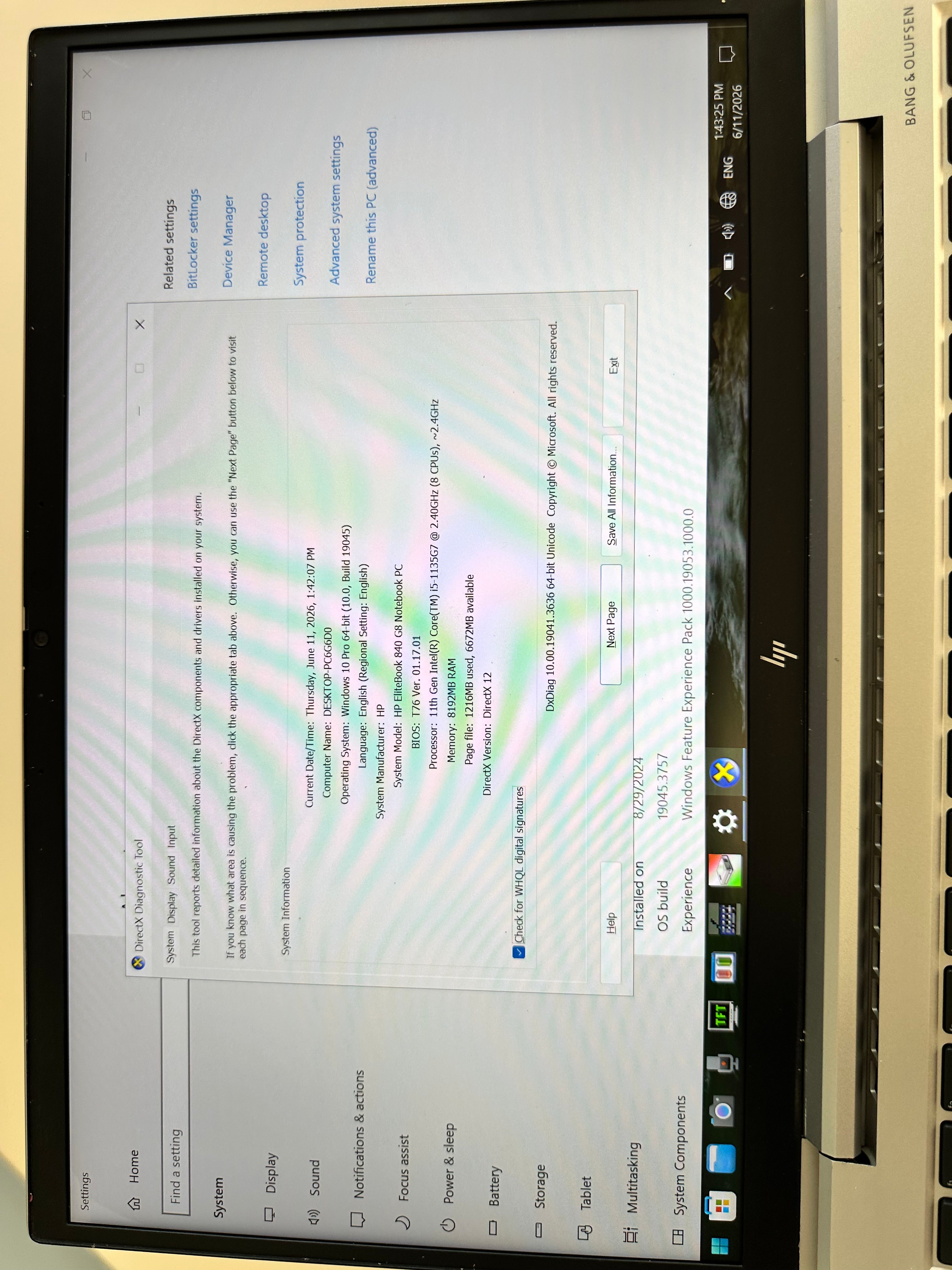 HP EliteBook 840 G8 Notebook PC | Core i5 11th Gen | 8GB RAM | 256GB SSD | Warranty Included