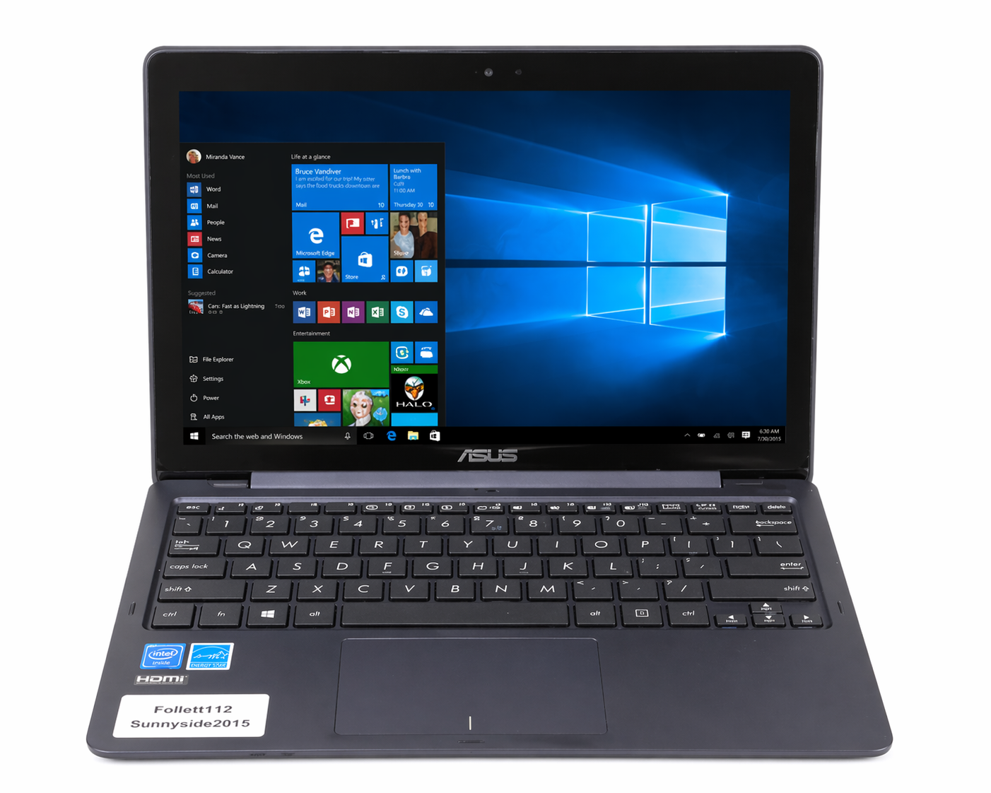 ASUS Mini X360 Flip Touch Laptop – Slim Design, Pentium Processor, 4GB RAM, 64GB Storage