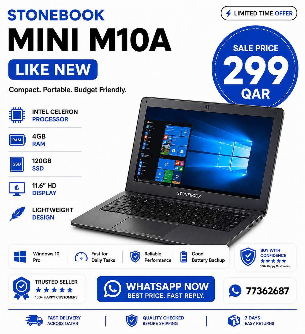 StoneBook Mini M10A – Budget Laptop