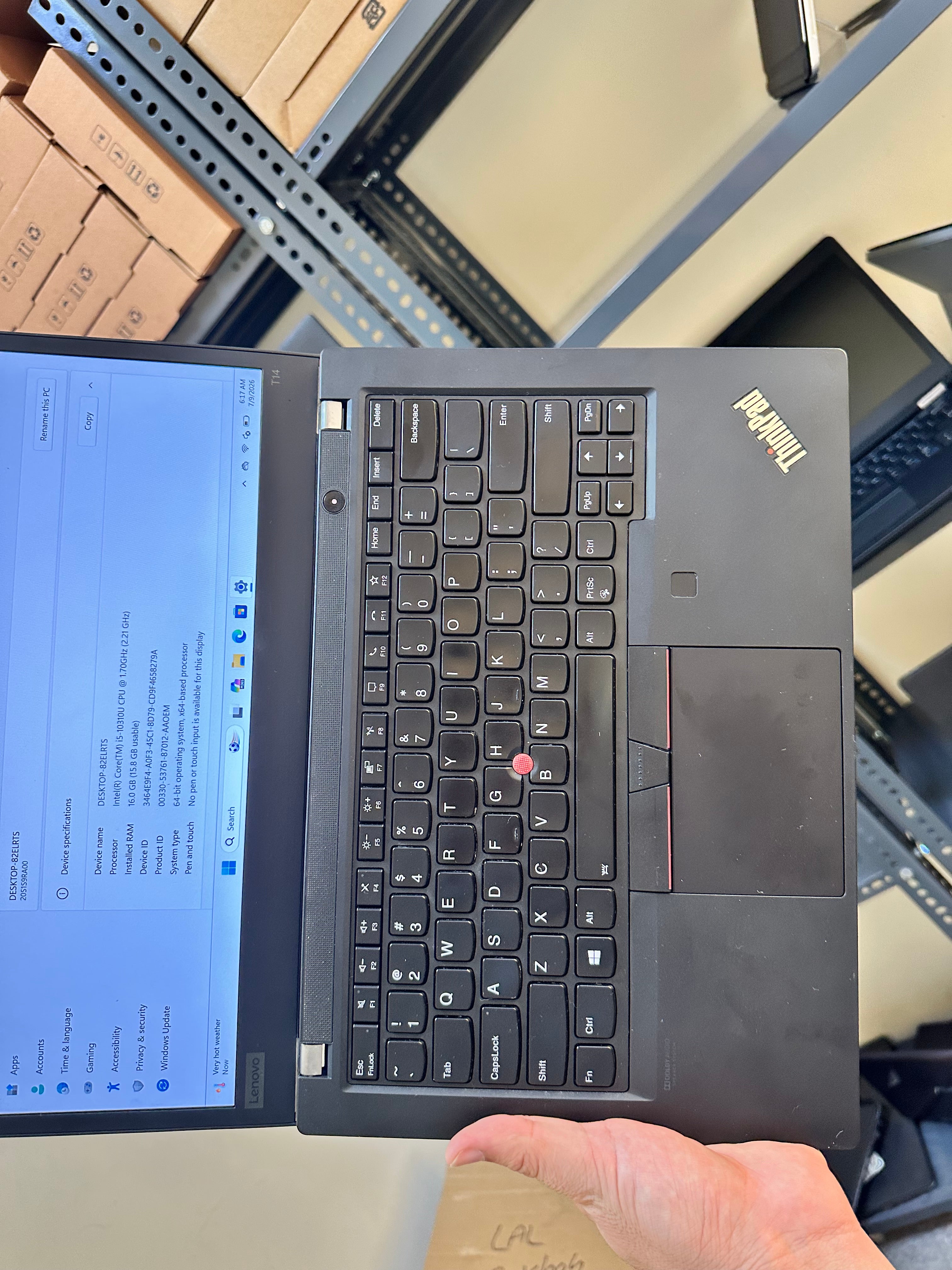 Lenovo ThinkPad T14 | Core i5 10th Gen | 16GB RAM | 256GB SSD