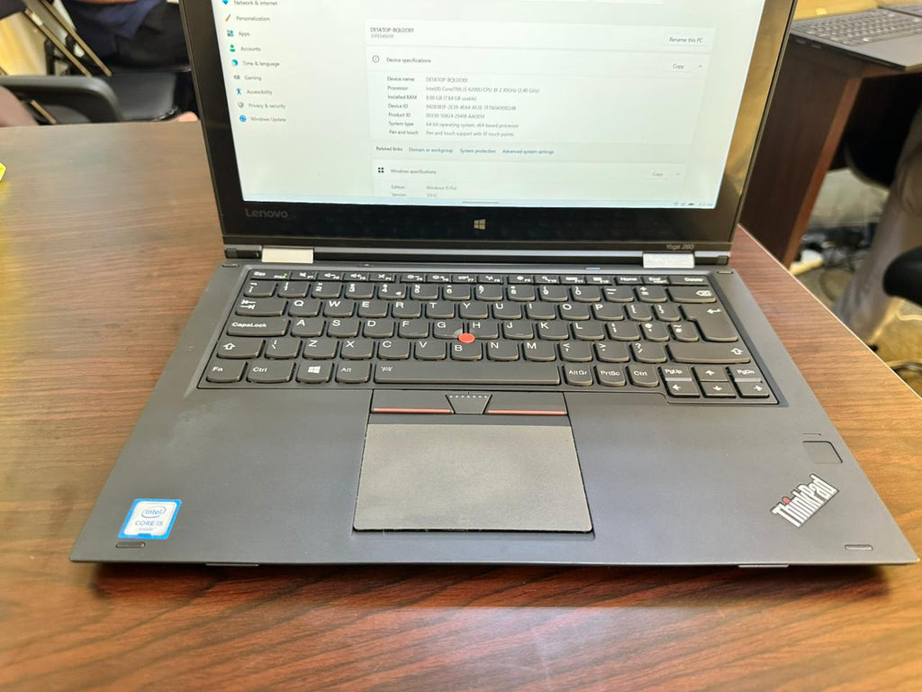 💻 Lenovo ThinkPad Yoga 260 | Core i5 6th Gen | Touch 360° | 8GB RAM | 256GB SSD
