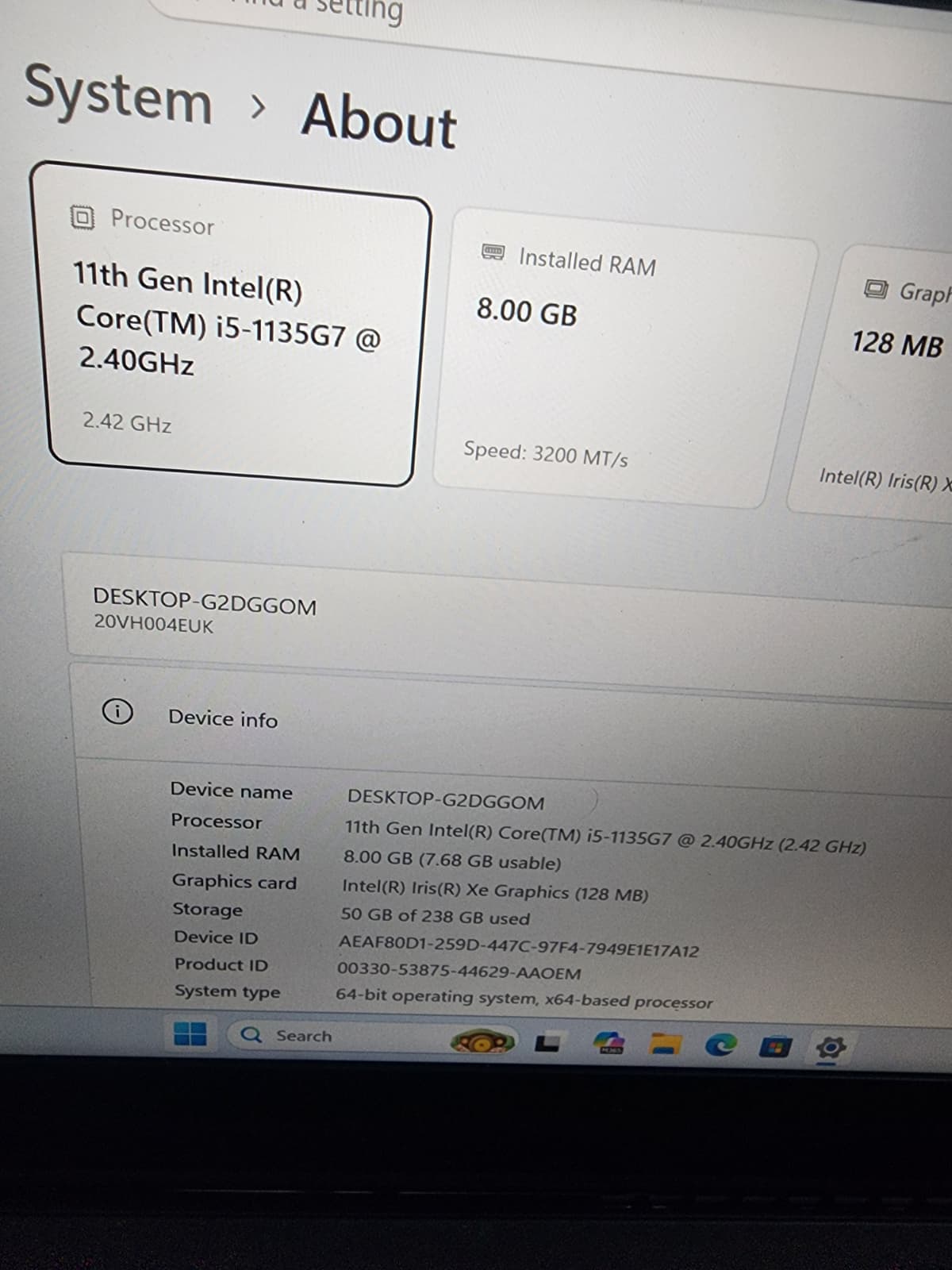 Lenovo ThinkPad L13 | Core i5 11th Gen | 8GB RAM | 256GB SSD | Good Condition